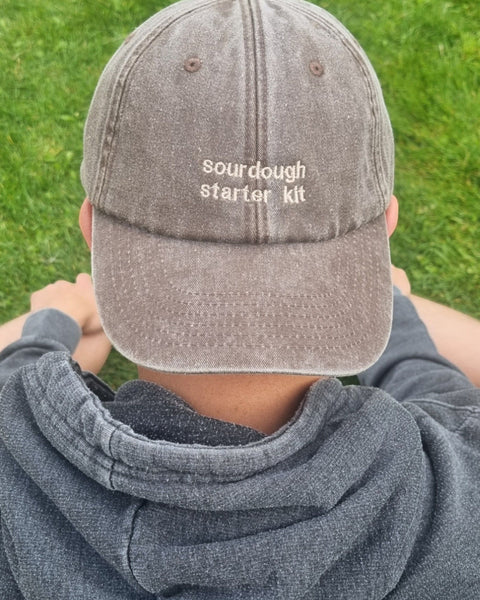 Embroidered Sourdough Starter Kit Vintage Cap