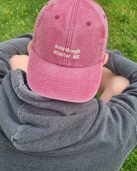 Embroidered Sourdough Starter Kit Vintage Cap