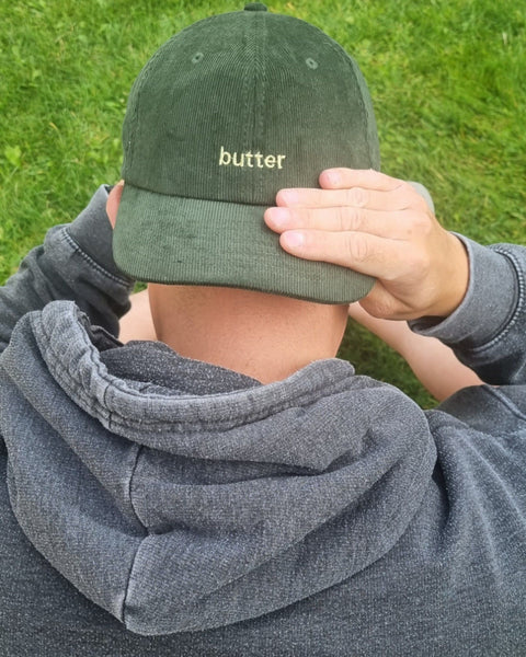 Embroidered Butter Cord Cap