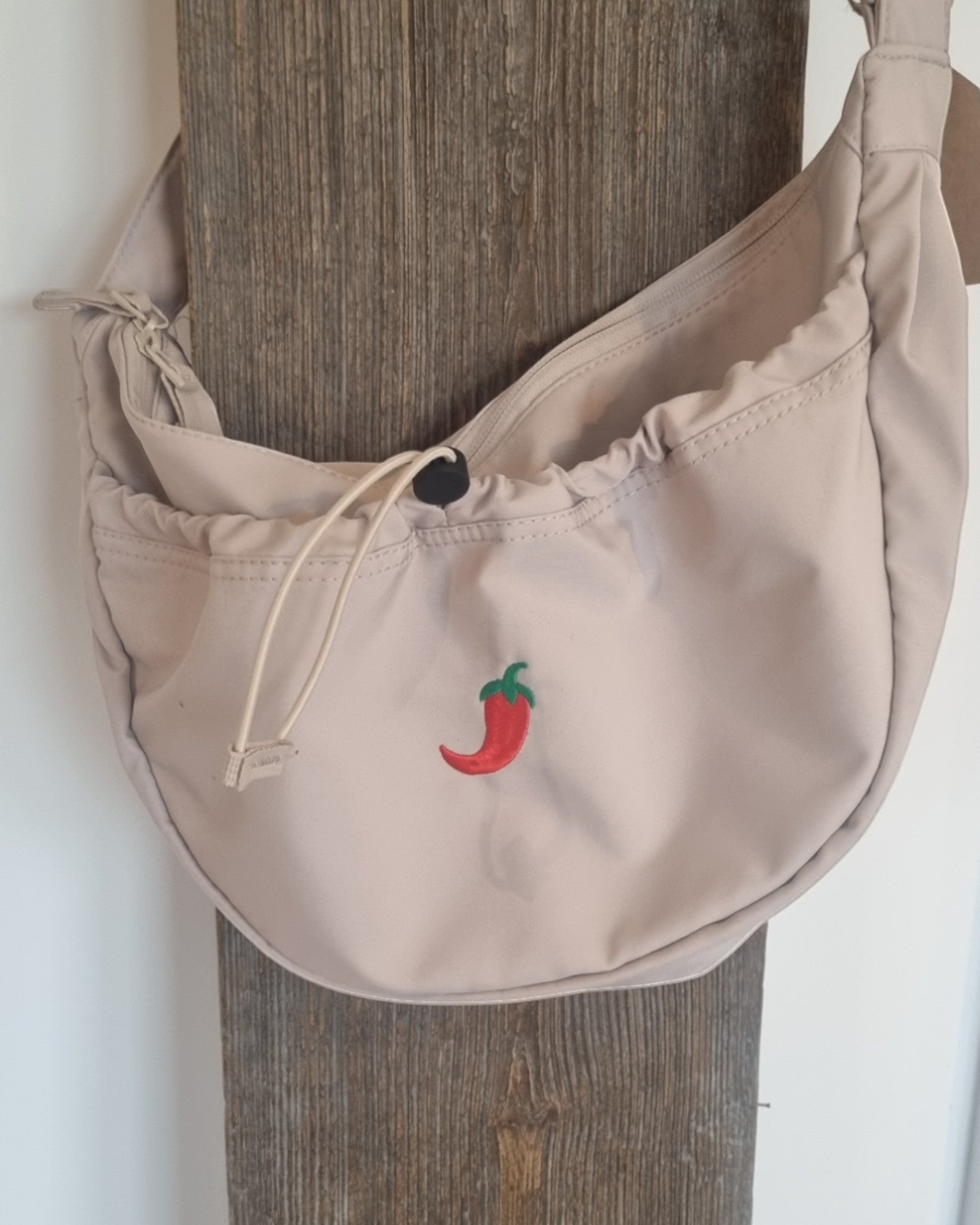 Embroidered Chilli Cross Body Bag