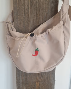 Embroidered Chilli Cross Body Bag