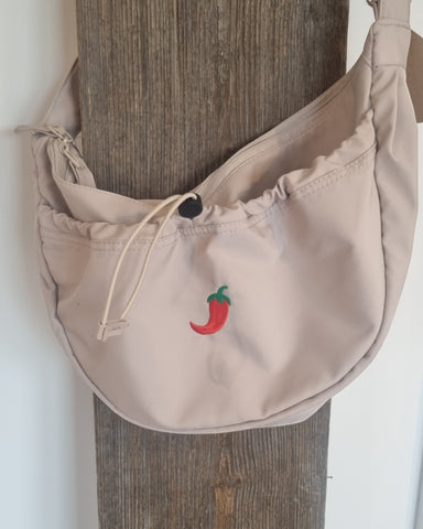 Embroidered Chilli Cross Body Bag