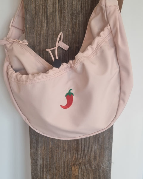 Embroidered Chilli Cross Body Bag