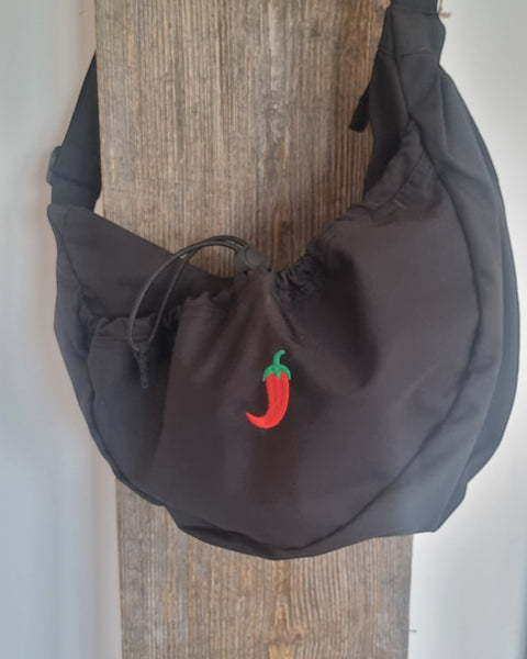 Embroidered Chilli Cross Body Bag
