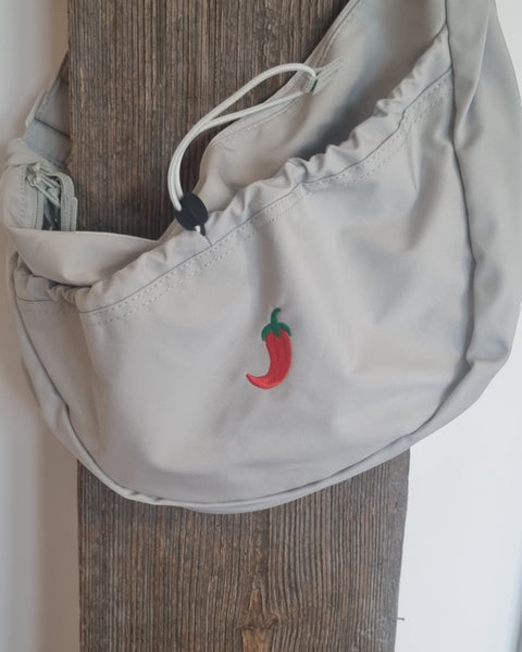 Embroidered Chilli Cross Body Bag