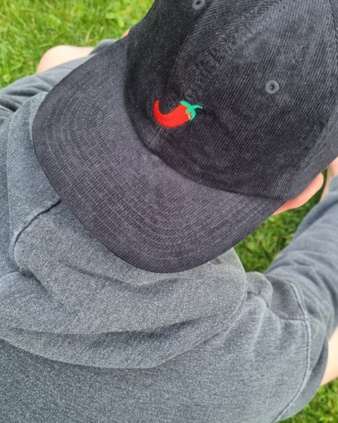 Embroidered Chilli Cord Cap