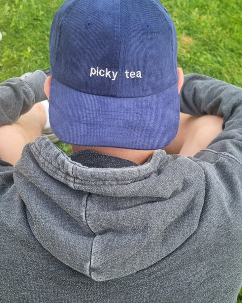 Embroidered Picky Tea Cord Cap