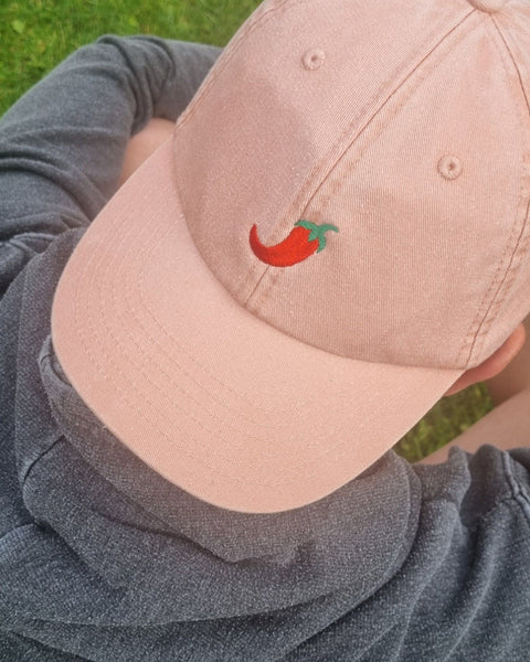 Embroidered Chilli Vintage Cap