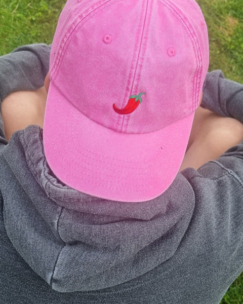 Embroidered Chilli Vintage Cap