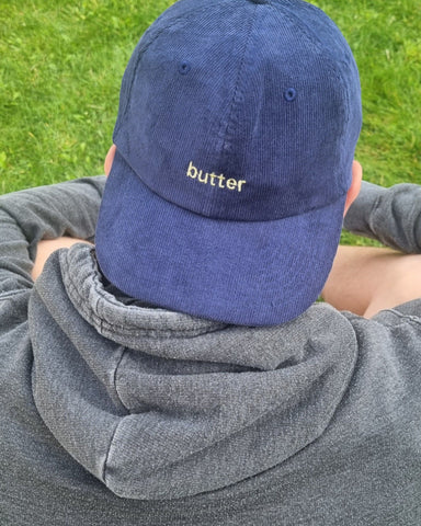 Embroidered Butter Cord Cap