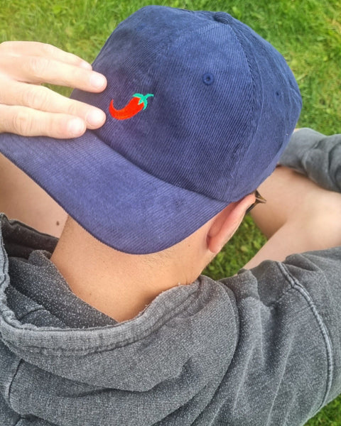 Embroidered Chilli Cord Cap
