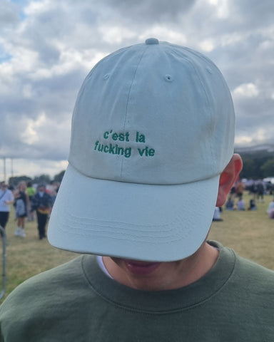 Embroidered c'est la vie Cap