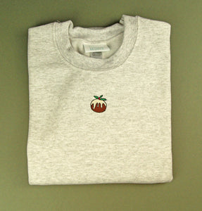 Embroidered Christmas Pudding Hoodie