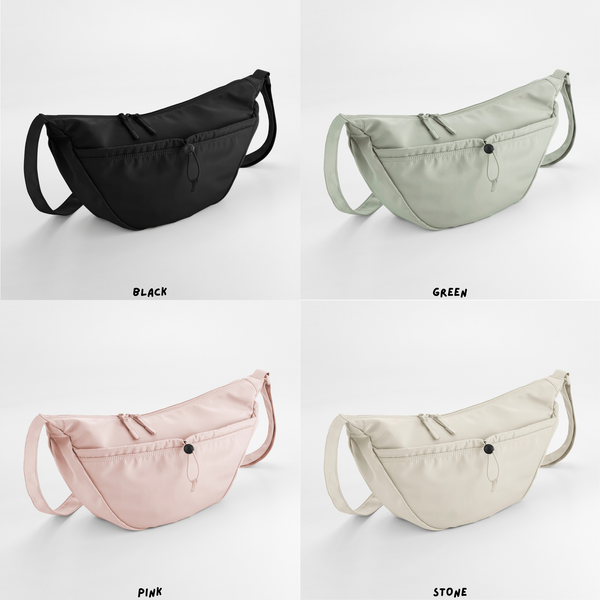 Embroidered Freckle Face Cross Body Bag