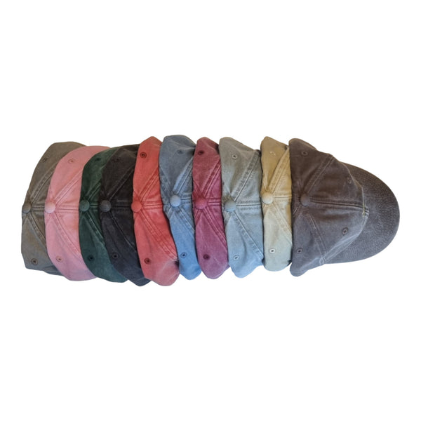 Embroidered Wavy Sun Vintage Cap