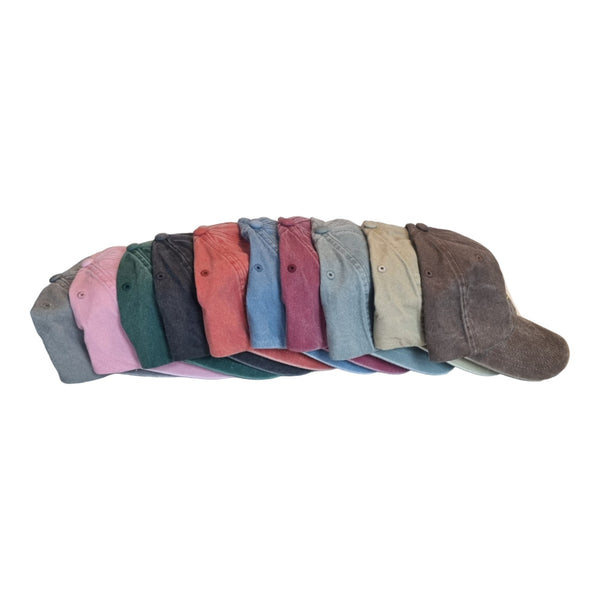 Embroidered Tongue Face Vintage Cap