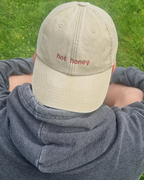 Embroidered Hot Honey Vintage Cap