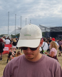 Embroidered Matcha Cap
