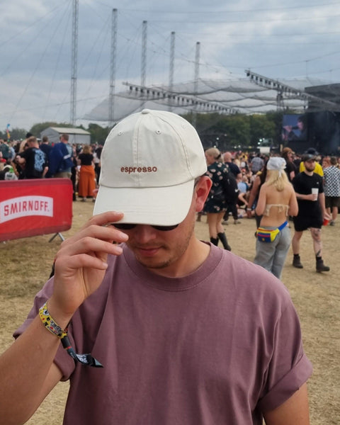Embroidered Espresso Cap