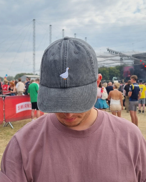 Embroidered Goose Vintage Cap