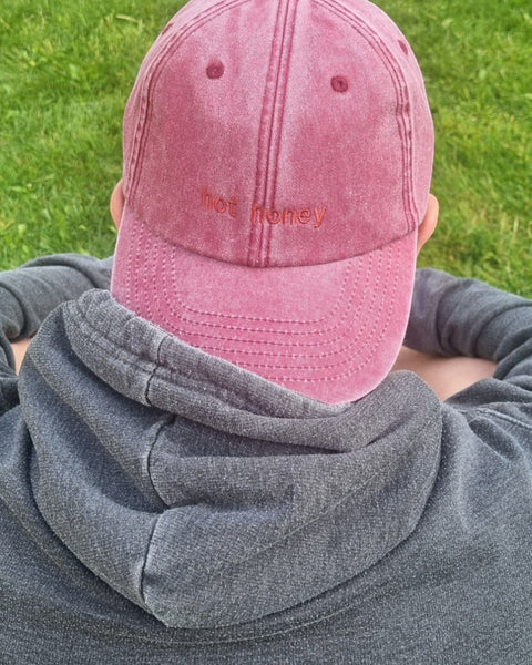 Embroidered Hot Honey Vintage Cap