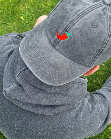 Embroidered Chilli Vintage Cap