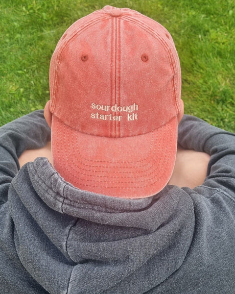 Embroidered Sourdough Starter Kit Vintage Cap