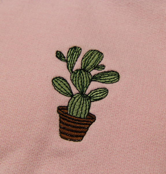 Embroidered Cactus Tee