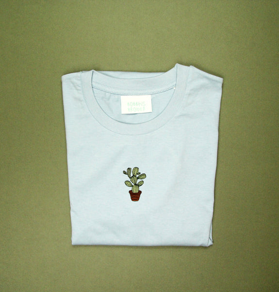 Embroidered Cactus Tee