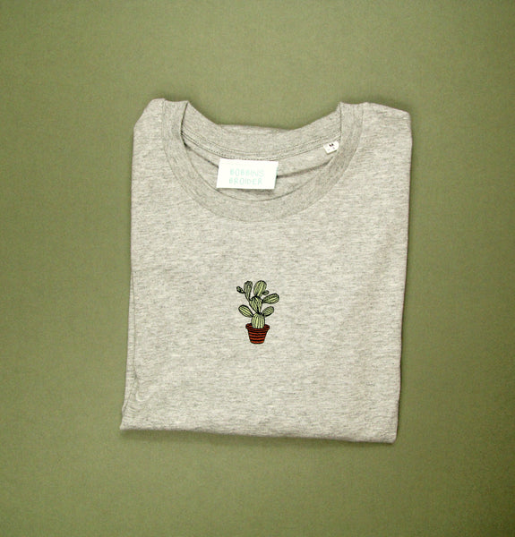 Embroidered Cactus Tee