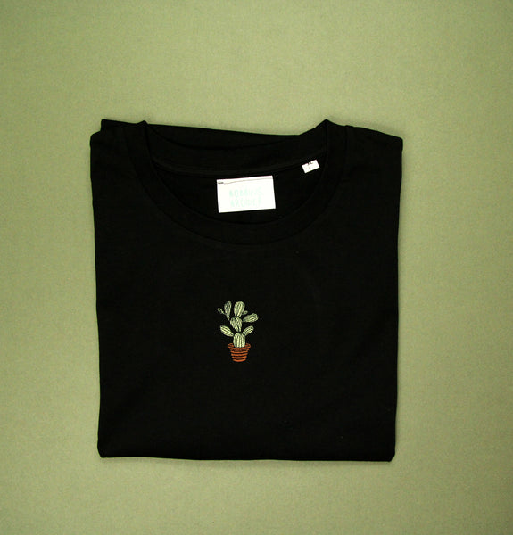 Embroidered Cactus Tee