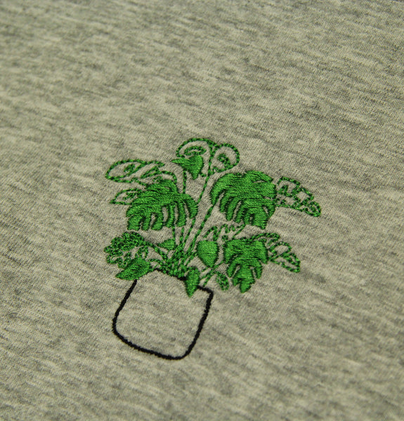 Embroidered Cheese Plant Tee