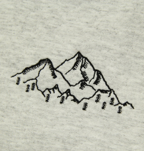 Embroidered Mountains Sweater