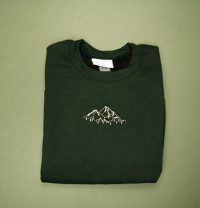 Embroidered Mountains Sweater