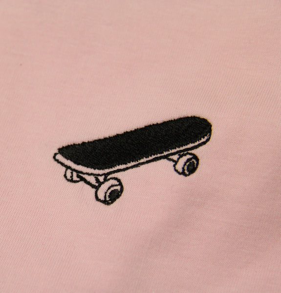 Embroidered Skateboard Tee