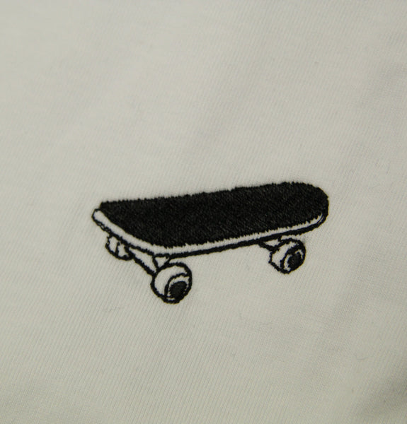 Embroidered Skateboard Tee