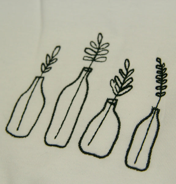 Embroidered Vases Sweater